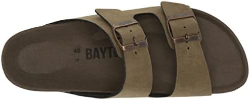 BAYTON ženske sandale s dvostrukim remenom, smeđe, 8