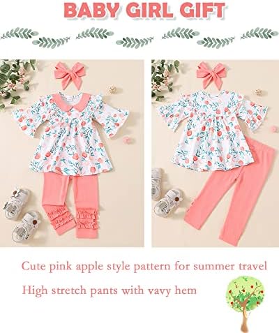 Papaai Sara Toddler Baby Girl Odjeća Ljetna dojenčad Djevojka Outfit bez rukava Shorts Postavi dječja odjeća