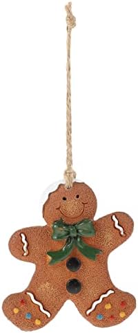 BESPORTBLE Home Decor božićno drvo viseći Ornamenti Mini smola Gingerbread Man Ornamenti minijaturni sitni božićno drvo Ornament praznični ukrasi Božićni ukrasi