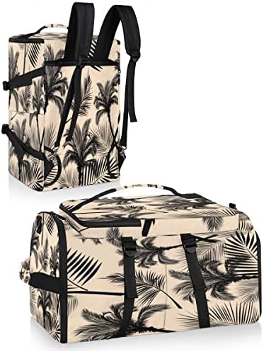 Vintage Palm napušta dufffle torbu s vodootpornim sportskim torbama sa cipelama na ramenu trake za putni ruksak za teretanu sportski laptop