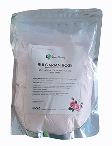 Neo Beauty Miami bugarska ruža Ani Aging za osjetljivu kožu aldehidna žele maska veliko pakovanje 2lb