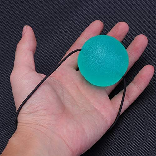 BESPORTBLE 2pcs rukohvati za ojačavanje lopti prst držanje lopte Vježba Squeeze lopte sa String Stength Green