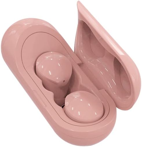 Xmenha Pink Nevidljivi uši bežični Bluetooth najmanji sitni mini skriveni uši za rad Male uši slušalice za naušku žene Workout Slatke kawaii djevojke igranje micro ružičaste slušalice