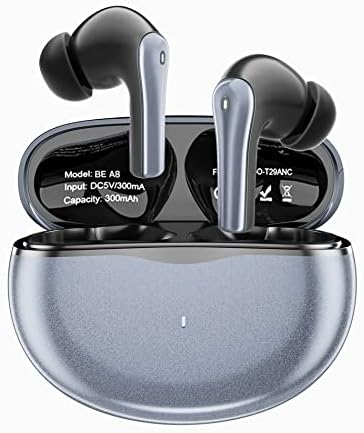 Geektop A8 Wireless Earbuds Bluetooth slušalice za reprodukciju 50h sa brzim punjenjem Kućište True Bežični stereo u slušalicama u ušima ugrađenih u kancelaciju buke za iPhone i iPhone