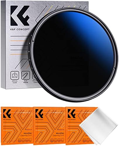 K & amp;F Concept 43mm varijabilni ND Filter sočiva ND2-ND400 18 višeslojni premazi Podesiva neutralna gustina ultra tanak Filter sočiva za sočivo kamere