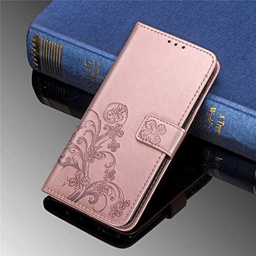Xnxcevi Galaxy S22 Plus 5G torbica za novčanik, [Flower Embossed] Premium PU Koža Flip zaštitni poklopac kućišta sa držačem kartice