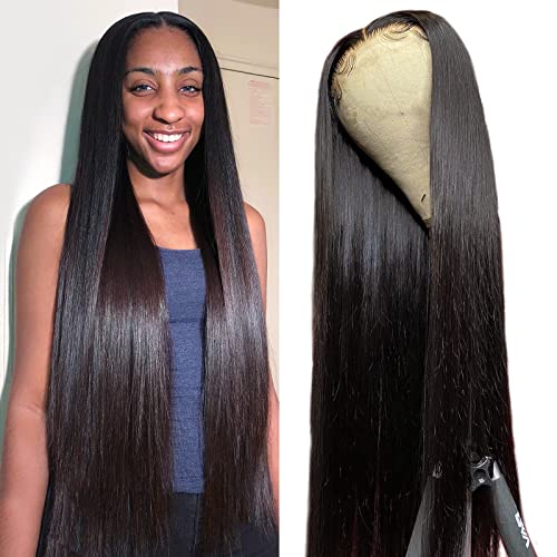 Langer Hair 13x6 čipkaste prednje perike ljudska kosa 180% gustoće ljepljive perike ljudska kosa prethodno počupane perike ljudske kose za crne žene perike za crne žene ljudska kosa plava čipkasta prednja perika ljudska kosa.