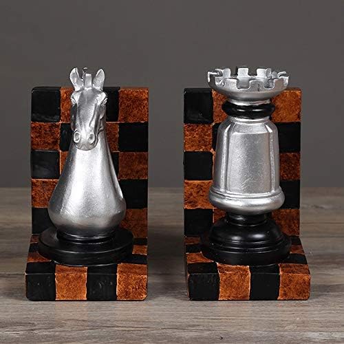 Yang1mn Creative Chess Model Model Resin Bookend Magazin Rack Dnevna soba TV Kabinet Spavaća soba Hotel Cafe Bookstore Desktop Dekoracija