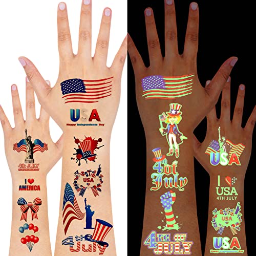 Dekoracije AWA 4. jula sjaji u tamnim tetovažama, 80+ kom.
