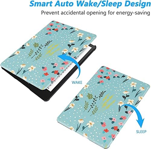 za 6 Kindle Paperwhite 10th Gen 2018, Sa funkcijom Auto Wake/Sleep-Ultra Thin Cover,sa remenom za ruke i olovkom sa ekranom osetljivim na dodir