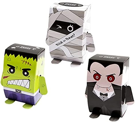 Amosfun Halloween stand- up bombonski box kutija za poklon kutija za zabavu za zabave
