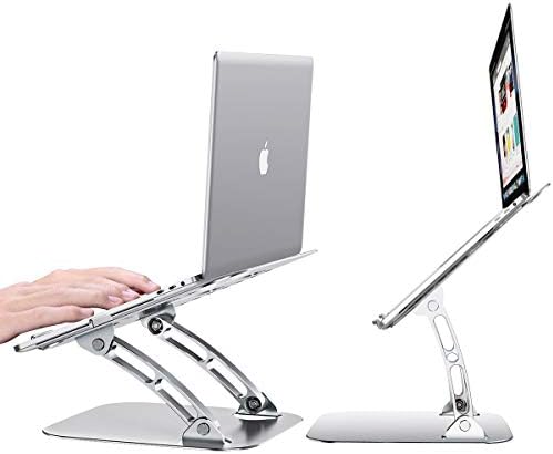 Štand Boxwave i montiranje kompatibilni sa Acer Aspire 5 A515-56-36UT - Executive Versaview Laptop postolje, ergonomski podesivi metalni postolje za laptop - Metalno srebro