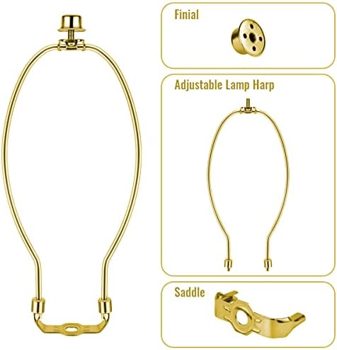 2 kom 7inch lampu Shade Harp držači odvojive lampe Shade nosač teški driy rasvjetni pribor za podne svjetiljke i tablice finičara