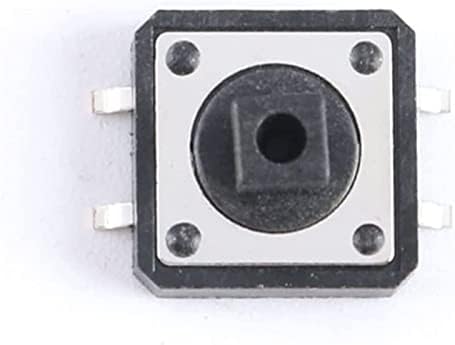 Berrysun Micro prekidači 100kom 12 * 12 * 7.3 prekidač na dodir SMD Micro Switch 12x12x7. 3mm 4PINS prekidač sa dugmetom otporan na