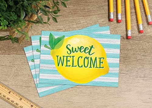 Učitelj je stvorio resurse lemon Zest Sweet razglednice za dobrodošlicu, 4 x 6, pakovanje od 30