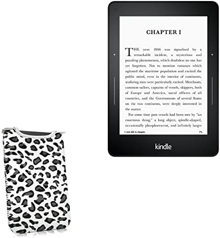 BoxWave futrola za Kindle Paperwhite - plišani SlipSuit Snježnog Leoparda, podstavljeni Meki rukav sa životinjskim leopardom za Kindle