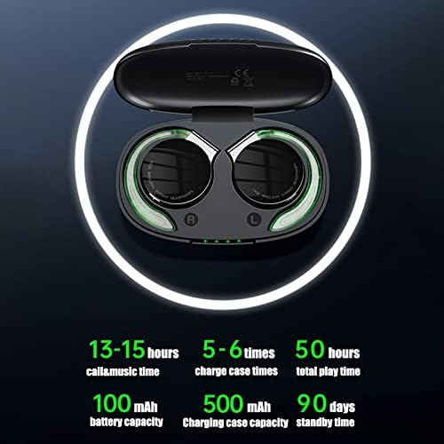 Essonio Open Ear slušalice za uklanjanje šuma Bluetooth slušalica Bluetooth slušalica za rukovanje slušalicama za vježbanje slušalica za mobitel IPX5 Vodootporan sa mikrofom za sport