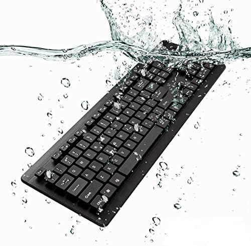 BoxWave tastatura kompatibilna sa Dell Latitude 7330 2-u-1 - AquaProof USB tastaturom, periva vodootporna vodootporna USB tastatura