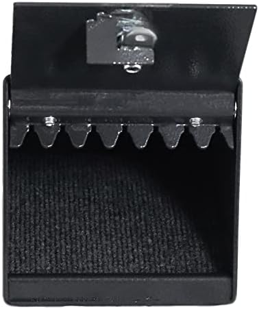 Protex Safe Box Safe-Crna, za gotovinu, čekove i koverte, pregrada sa zupcima za zaštitu proreza, završna obrada premazana prahom, 4 prethodno izbušene rupe za sidrenje