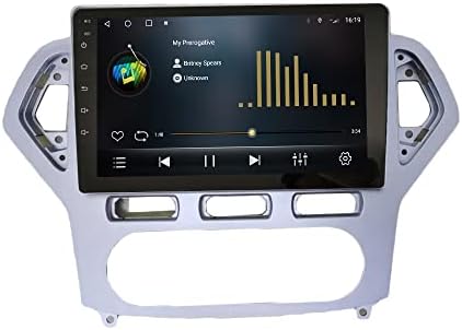 Android 10 Autoradio auto navigacija Stereo multimedijalni plejer GPS Radio 2.5 D ekran osetljiv na dodir forFord Mondeo GTDi240 2007-2010 MT AC Okta jezgro 3GB Ram 32GB ROM
