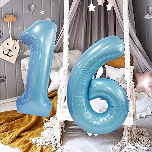 Eshilp 40 inčni broj balon balona broj 17 Jumbo divovski balon broj 17 balon za 17. rođendan ukras za zabavu Već godina za vjenčanje