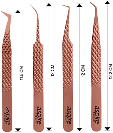 Aspire Beauty-nadogradnja vašeg šipka za proširenje trepavica 4pcs nano vlaknastih tipka za trepavice za produženje kose koji su izrađeni