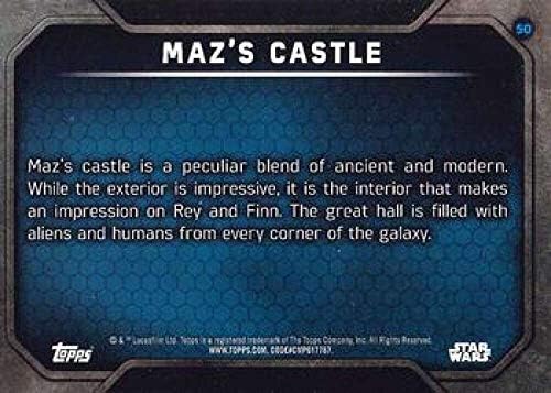 TOPPS Star Wars Force Foways Nonsport Trading Card # 50 MAZ-ov dvorac