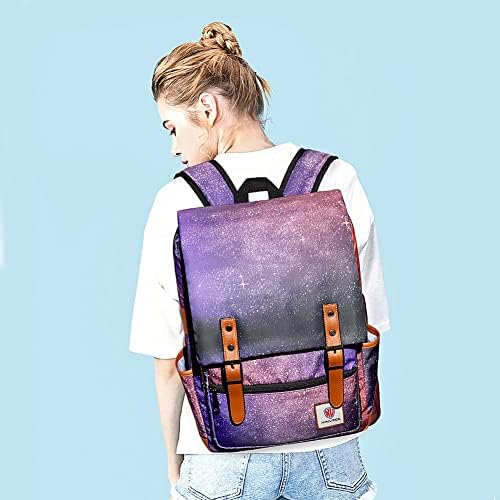 Vintage backpack laptop, Xinveen College školski ruksak za putni paket Ležerne poslovne rakete