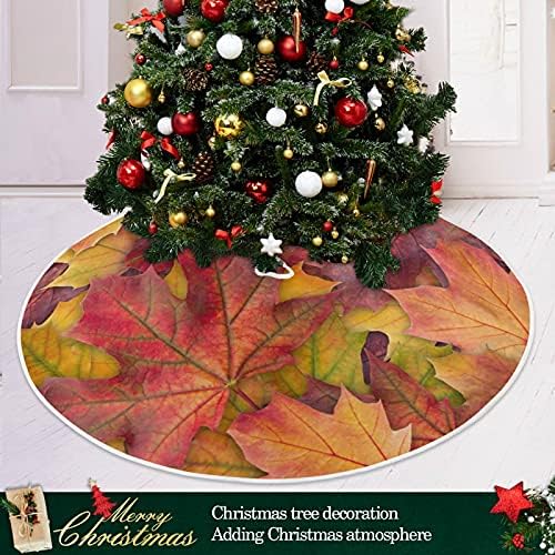 Maple Tree lišće božićne suknje od 36 inča / 48inch kućni dekor za Xmas Tree suknje za božićne ukrase Odmor Xmas Tree ukrasi