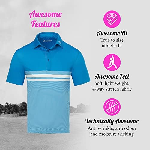 Royal & Awesome Funny Golf majice za muškarce, muška golf košulja, lude golf majice za muškarce, zabavne golf polo su za muškarce,