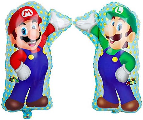 Mario Brothers baloni Mary baloni Mario potrepštine za zabavu ukrasi za rođendanske zabave, Set od 9 kom