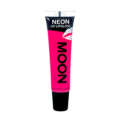 Moon Glow-Blacklight Neonski sjaj za usne – 15ml Pink malina-mirisan i svijetli jako pod UV / Blacklight!