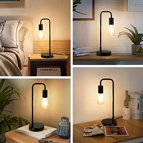 Lampica za kontrolu dodira, industrijska noćna lampa, 3-smjerna lampa za prikrivena noćna traka sa dva priključka za punjenje USB