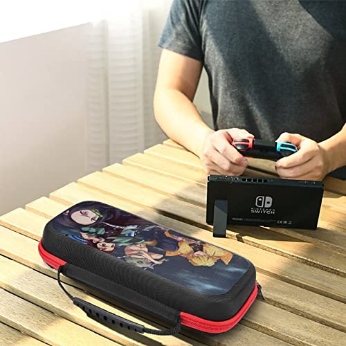 Autoceanski turistički slučaj za Nintendo prekidač, anime ispis zaštitne teške školjke Igra s 20 utora za karticu za Nintendo prekidač