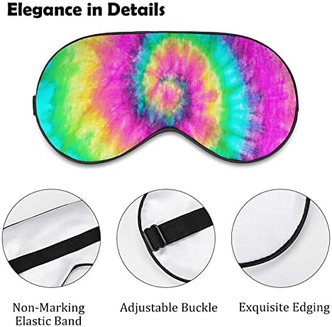 Spiralna kravata boja mekana maska ​​za oči efektivne maske za spavanje Switch Comfort povez sa elastičnim podesivim remenom