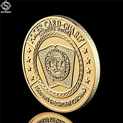 Metal Poker Chip Casino Challenge Gold Coin Lucky Suvenir Personalizirana kolekcija tokena kovanica