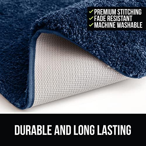 Gorilla Grip Premium Luksuzni tepih za kupanje i tepih za kupanje, Premium Luksuzni tepih za kupanje veličine 30x20 in, brzo sušeći