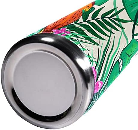 SDFSDFSD 17 oz Vakuum izolirane boce od nehrđajućeg čelika Sportska kavana Putna krigla FIRS prave kože Omotane BPA Besplatno, tropsko