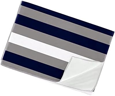 BM21S1HGJ plava crvena bijela traka uzorka Ručnici za teretane za muškarce i žene ručnik za plažu 2-pack Print Print Brzo sušenje