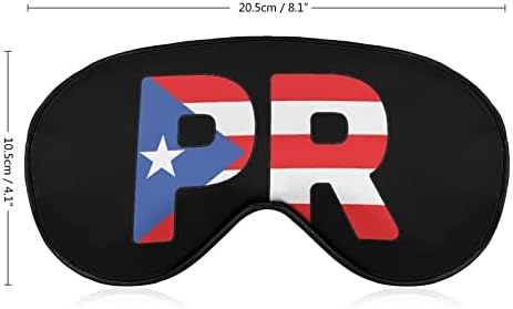 FunnyStar Portoriko zastava Mekani san maski poklopac za oči za spavanje povez sa savršenim blokovima svjetlo sa podesivim kaišem