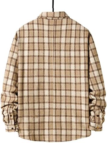 Zdfer debele košulje za muškarce, jakna od pune boje vrhovi jednokrakih bluza s dugim rukavima zimske tople muške majice