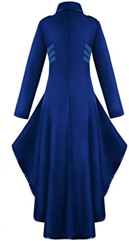 Ženska haljina za ovratnike Gothic Steampunk Jakne dugme TUNIC TUNIC haljina Halloween Carcoat haljina dugih rukava