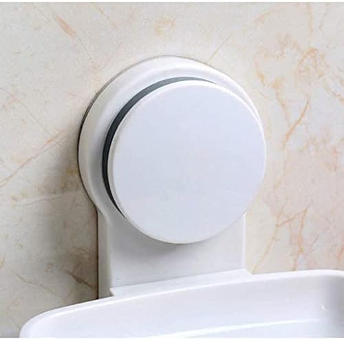 XJJZS SOAP držač za usisavanje usisne čašice Dvostruki sloj, dvokrevetna kutija sapuna, priružen sapuni sa sapunom za ugradnju, kupatilo