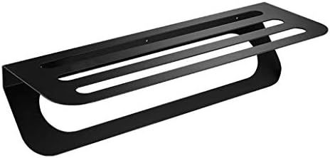 JYDQM jednostavni dvostruki stalci za peškire od nerđajućeg čelika crni stalak za peškire zidni stalak za odlaganje čvrstog kupatila Privezak za hardver