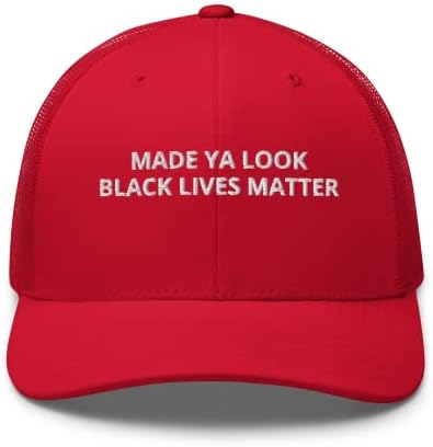 Izgleda da izgledaju BLM unisex bejzbol šešir - crni živi važni podesivi kapu