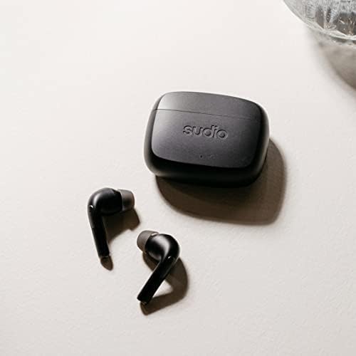 Sudio N2 Pro True Bežični uši uši u ušima sa ANC-om - Multipoint Connection, IPX4 vodootporan, USB-C i bežično punjenje, mikrofon, 30h za reprodukciju s kućištem za punjenje