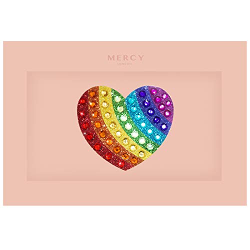 Ljubav je ljubavni Jewel ✮ Mercy London Face Gems Jewels Rainbow Pride Heart