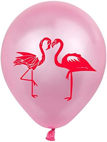 40pcs 12 inča Havajski baloni Cactus Flamingo baloni za tisak Ukrasi se postavljaju ljetna tema Party isporuka na rasporedu (bijeli