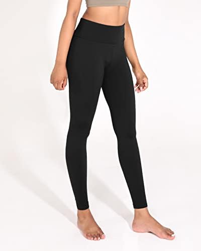 Ododos ženska svjetlo obložene tajice / set hlače / flare, visoke struk temmske temme Termičke zimske casual joga hlače