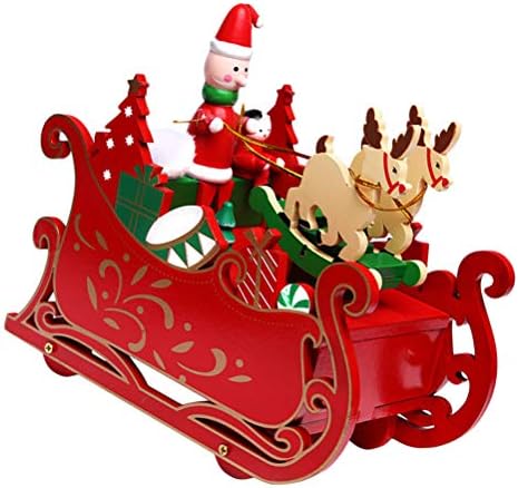 Abaodam božićna jelena u obliku kolica u obliku božične kutije koja se može slaviti božić